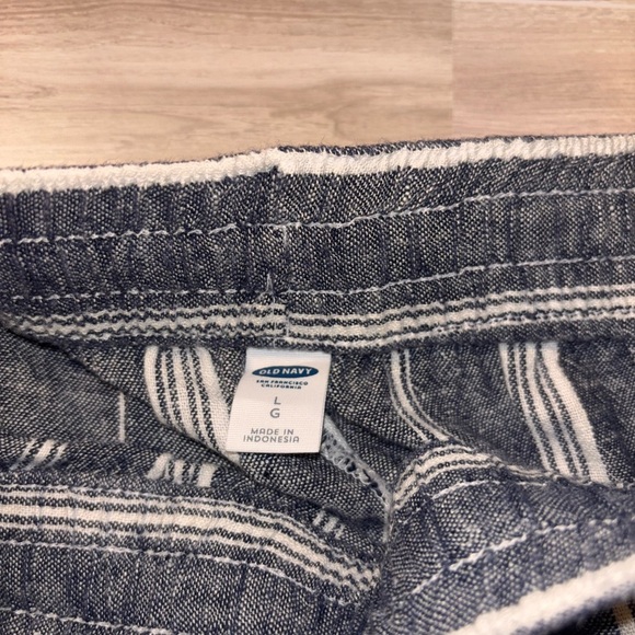 Old Navy Striped linen pants - Picture 2 of 4